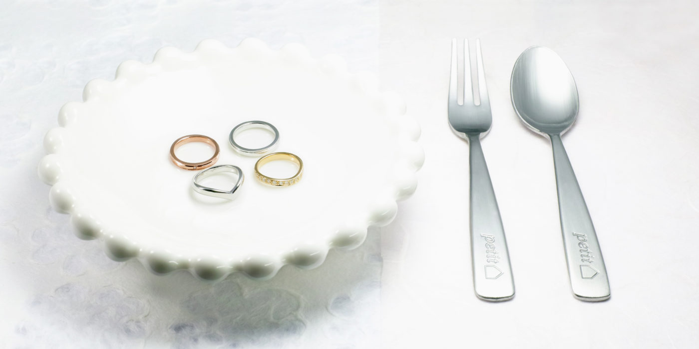 結婚指輪デザインのベビーリング